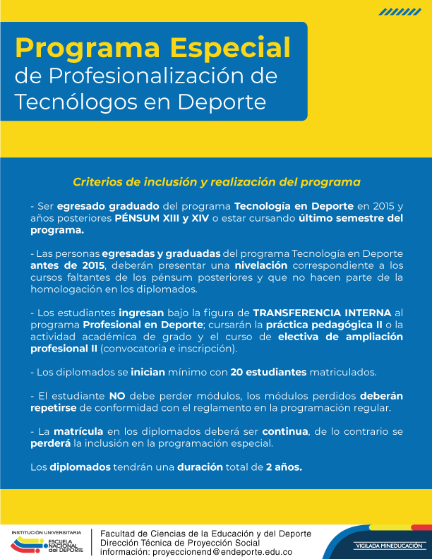 Info Diplomados Profesionalización Tecnólogos II cohorte3